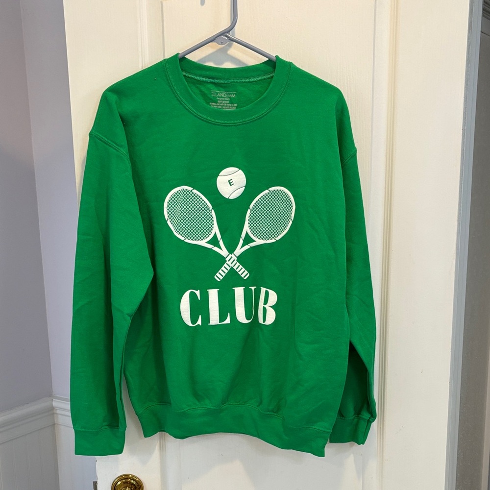 Club Tennis Graphic Sweatshirt - Green